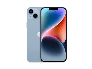 iPhone 14 Blue available at Mac & More Solutions
